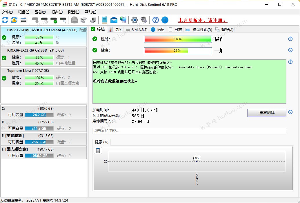 硬盘哨兵Hard Disk Sentinel Pro绿色破解版