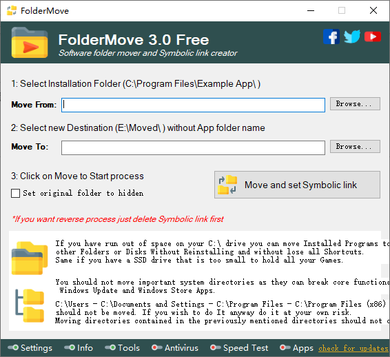 FolderMove(软件迁移)