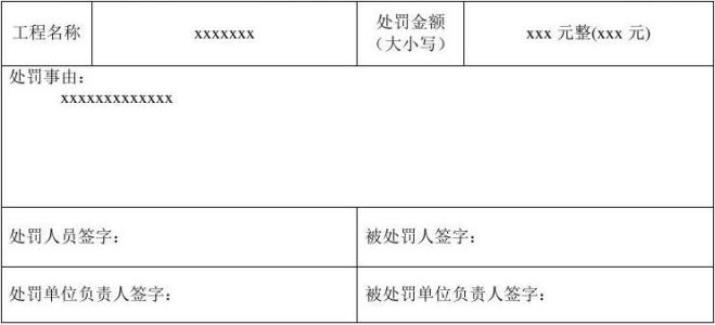 罚款单表格模板下载_罚款单表格模板大全