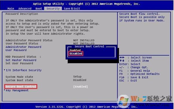 Aptio Setup Utility BIOS设转置U盘启动教程